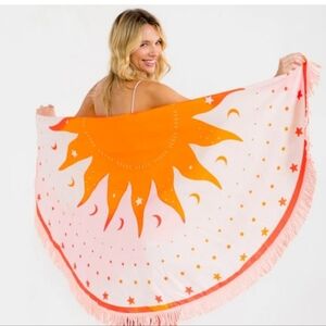 New Sun Fringe Beach Towel